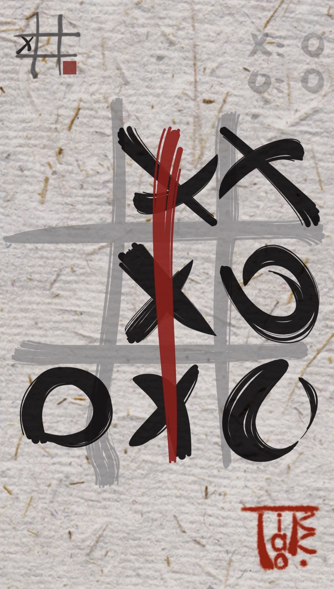Game of tic tac toe